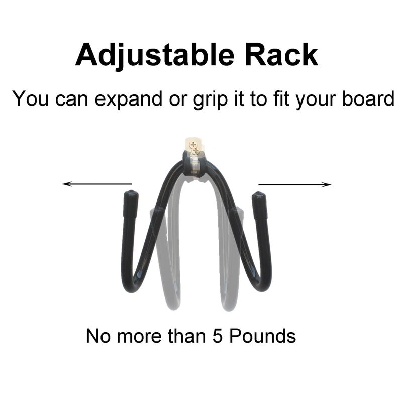 YYST Hard Hat Rack Hard Hat Holder Storage Hanger - No Hard Hat -4/PK-Screws Included - Image 3